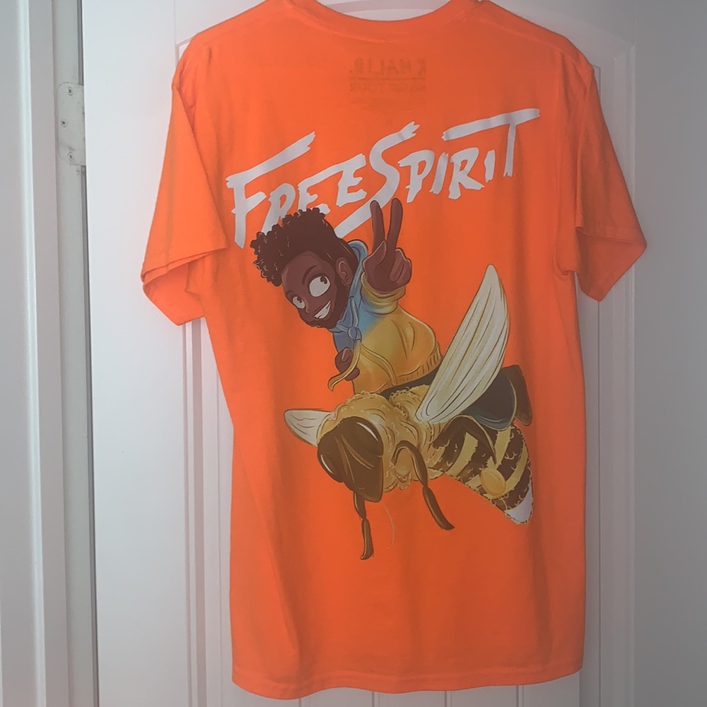 KHALID FREE SPIRIT TOUR SHIRT ORANGE